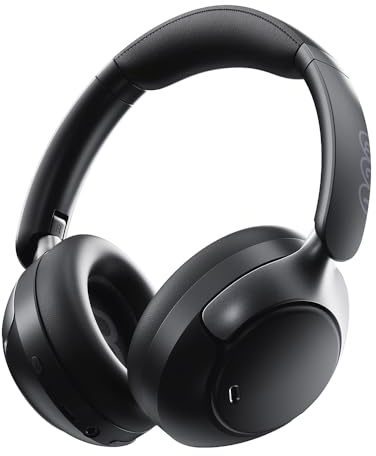 QCY H3 PRO Over Ear kopfhörer Bluetooth,50db Adaptives aktives Noise Cancelling mit Mehreren Modi,Hi-Res Audio,55H Akku,Benutzerdefinierter EQ über App,Bluetooth 5.4