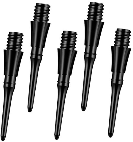 MageRabbit 100 Stück Kunststoff-Dart-Spitzen, 2BA-Gewinde, weiche Dart-Spitzen (100)