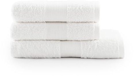 Jalla, Toalla de baño, 100% algodón, 430 g/m², 70 x 130 cm, Color Blanco