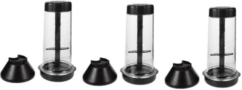 MAGICLULU 3pcs Semi-Automatic Flour Sifter for Baking Handheld Cup Strainer Flour Sugar Powder Sifter for Kitchen
