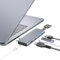 ZanBix USB C Hub, 7-in-2 USB Adaptateur pour MacBook Pro Air Thunderbolt 4 Dock HDMI 4K, 100W PD, 40Gbps, USB-C 3.0, 2 USB-A 3.0, Lecteur Carte SD/TF, Compatible avec MacBook Pro/Air M1/M2