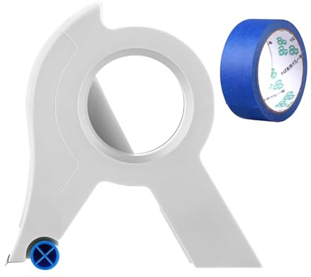 QUXVUIS Tragbarer Klebebandabroller, Schneider zum Malen von Fenster und Türrahmen. Tragbarer Klebebandabroller, E