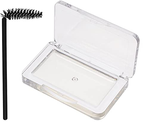 VALICLUD Styling-seife Transparent Farblos Mit Acrylbox Und Bürste Langanhaltendes Brow Setting Gel Für Präzises Fixieren Reizfreie Formel Ohne Duftstoffe Als Make-up Zubehör