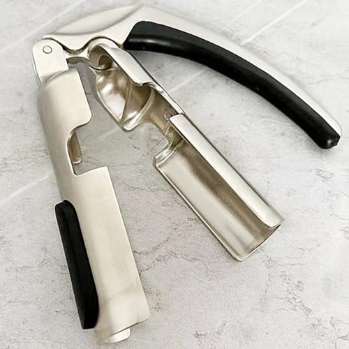 Abrebotellas de, abrelatas - Sacacorchos de champán,Extractor espumoso de zinc con mango cómodo, abridor de botellas multifuncional, extractor