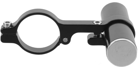 Veemoon Soporte Extensor de Manillar Bicicleta Aluminio Negro, Barra de Extensión Compatible Bicicletas de Montaña, Portabicicletas Compacto y Resistente para Luz y Accesorio de Ciclismo