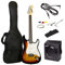 RockJam RJEG02-SK-SB Kit completo per chitarra elettrica Marrone/Bianco (SunBurst)