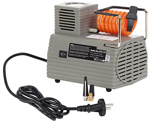 Sport-Tec Ballkompressor FTC-110 - Elektrische Pumpe für Bälle, zuverlässig & leistungsstark, ideal für Fußball, Volleyball und Basketball