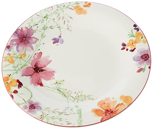 Villeroy & Boch 1041002620 Mariefleur Basic Dinner Plate, 27 cm, Premium Porcelain White