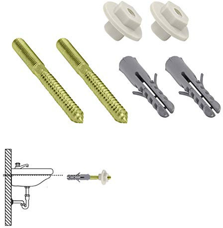 Kit Sanitario Fijacion Lavabo 10x110 mm. (2 Piezas)