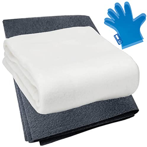 SPARES2GO Cooker Hood Grease Filter Kit compatible with Zanussi Extractor Fan Vent (Pack of 2 Filters, Cut to Size)