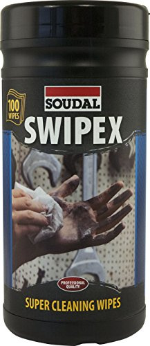 Soudal Swipex Reinigungstücher, extra groÃŸes Reinigungstuch für alle Fälle, Dose: 80 Tücher