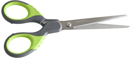 Nirosta Tijeras Universales 17 cm, Tijeras Multiusos, Tijeras de Cocina para todo tipo de Alimentos, Tijeras para Manualidades, Mango de Polipropileno y Plástico Flexible, Hoja de Acero Inoxidable