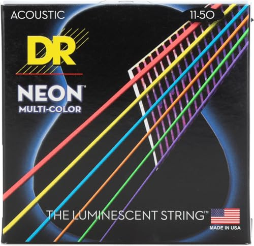 DR Strings HI-DEF NEON Acoustic Guitar Strings (NMCA-11)