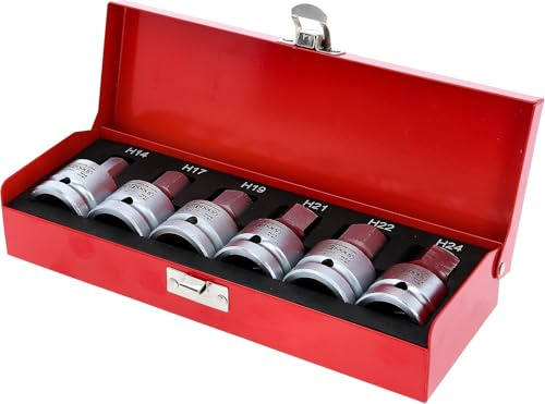 KS Tools 515.0000 Jeu d'embouts à choc 6 pans