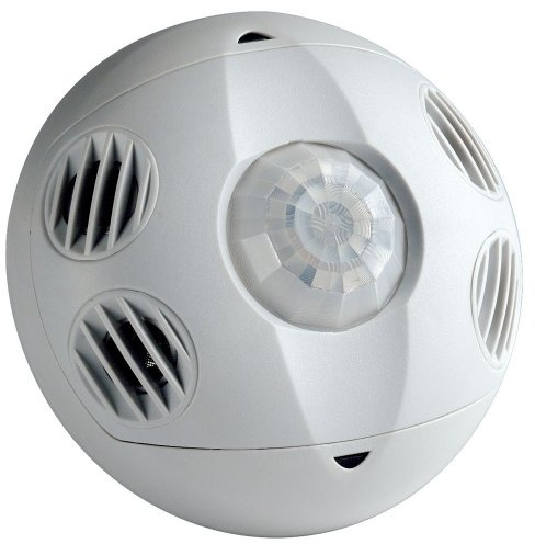 Leviton Multi-Technology Ceiling Mount Occupancy Sensor, 24VDC, 35mA; 1000SF Field-of-View, OSC10-M0W, White