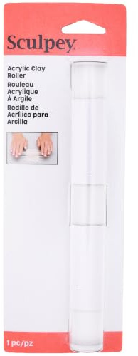 polyform Sculpey Polyform 456524 Acryl Sandplatz Roller-8 in. | Unverzichtbares Werkzeug zum Lufttrocknen und Backen im Ofen, perfekt für Schmuck, Heimdekoration und allgemeine