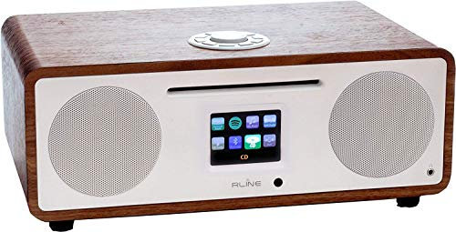 Lettore CD (Natural) Con Altoparlante Radio,Bluetooth 4.0,Wi-Fi,Spotify
