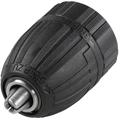 wolfcraft Schnellspann-Bohrfutter „Economy line“ I 2642000 I Zum schnellen und einfachen Spannen und Lösen von Bohrmaschinenzubehör I 3/8 - 24