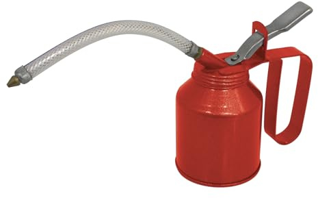 Carpoint Ölspritzkanne aus Metall 180ml - Rot