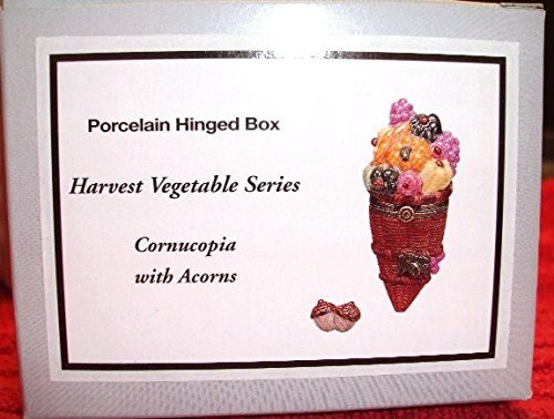 Cornucopia Harvest Vegetable PHB Porcelain Hinged Box Midwest of Cannon Falls