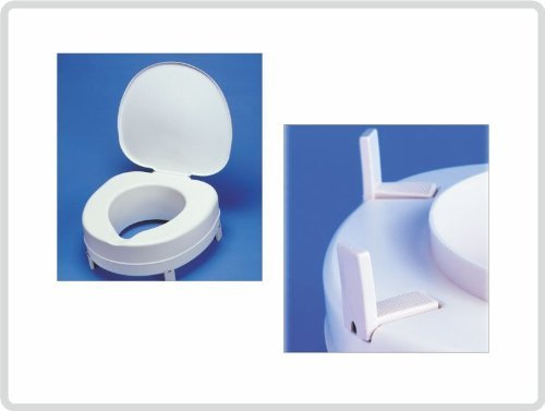 Toilettensitzerhöhung Toilettenaufsatz Toilettensitz Plus 7cm, mit Deckel! *Top Qualität zum Top Preis*