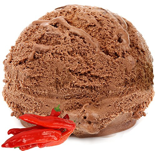 Schoko Chili Geschmack für Milcheis 1 Kg Gino Gelati Eispulver Softeispulver für Ihre Eismaschine