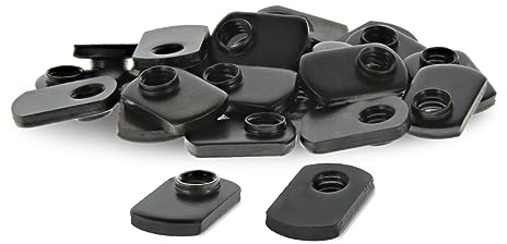 8020, 3278, 15 Series 5/16-18 Offset Threaded Slide in Economy T-Nut Steel T-Slot Accessories for 80/20 Aluminum Extrusion Hardware Nuts (25 Pack)