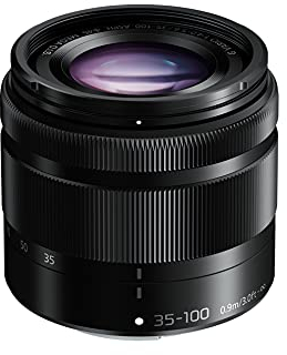 Panasonic G Vario Lenti 35-100MM, H-FS35100E-K, Nero