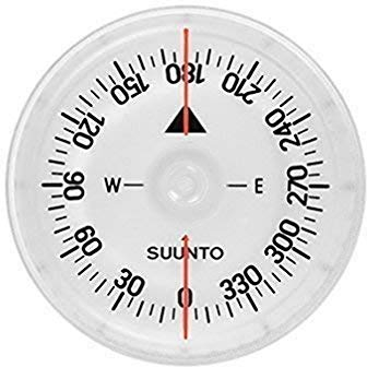 SUUNTO Unisex Sk-8 Nördliche Hemisphäre Diving Kompass Armband, Schwarz, Inkl. Armband EU