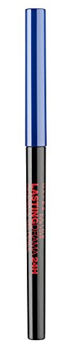 Maybelline New York Gel Eyeliner Eyestudio Lasting Drama Sapphire Strength/Gel Textur Eyeliner Blau (24h langanhaltend, ohne Austrocknen, inkl. Pinsel) 1 x 3 ml