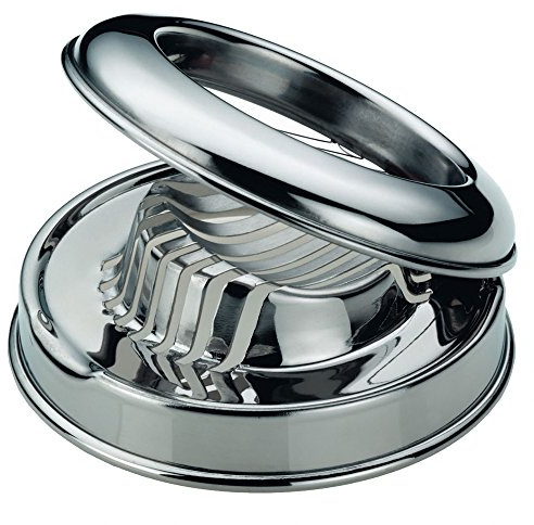 Kela 19092 Eierschneider Vision, Edelstahl, Silber, 11 x 11 x 3,5 cm