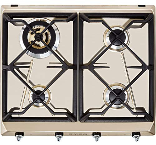Smeg SR964 X GH eingebaut Gas Edelstahl Kochfeld