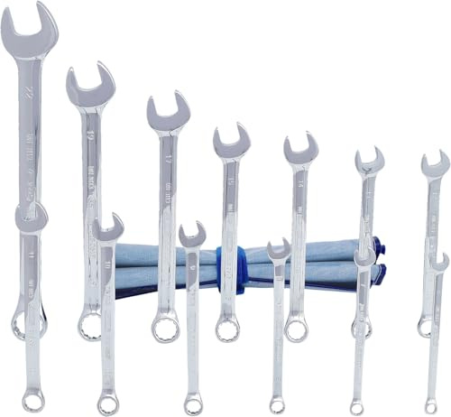 KS Tools 518.0643 CHROMEplus Ringmaulschlüssel-Satz, abgewinkelt, 13-tlg.