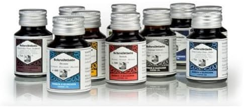Rohrer und Klingner Schreibtinte,Tinte,Blu Mare -50ml Glasflakon