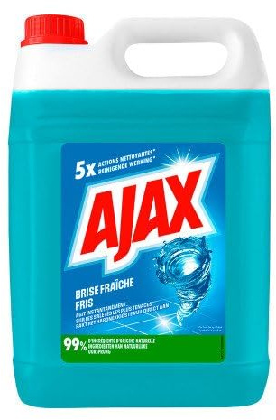 AJAX Bidon de 5 litres nettoyant parfum fraiS