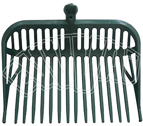 16 DENTI FORCA PER LETAME CAVALLI - 44 X 42,5 - HORSE FORK - FORCONE RASTRELLO