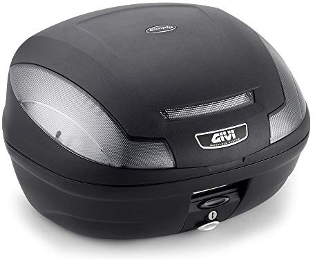 E470 Simply III Tech Monolock Topcase mit Platte und COVER schwarz matt oder Max Zuladung 3 kg
