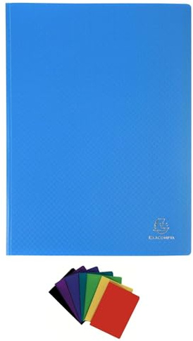 Porte vues prolypropylene souple pochettes grainees opaque 80 vues - a4