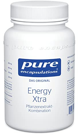 Pure Encapsulations - Energy Xtra - Energie Booster - Ashwagandha, Ginseng, Rosenwurz - 60 Kapseln