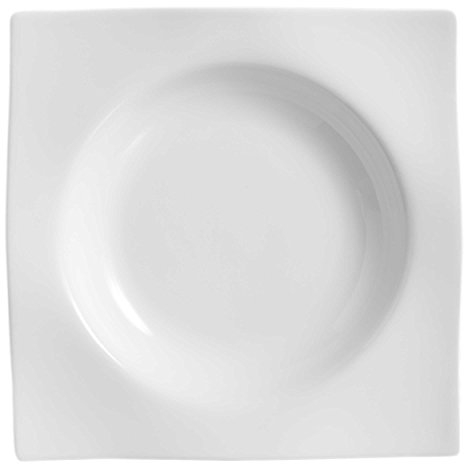 Ritzenhoff & Breker Sinfonia Teller Tief, Suppenteller, Speiseteller, Porzellan, Weiß, Ø 22 cm, 582253