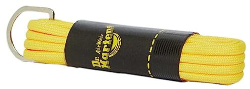Dr. Martens Round Shoe Laces, Yellow (Yellow), One Size