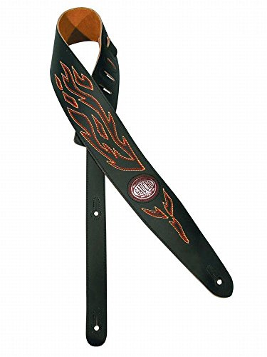 Unbekannt Gitarrengurt/Guitar-Strap Leder GST-550-BK