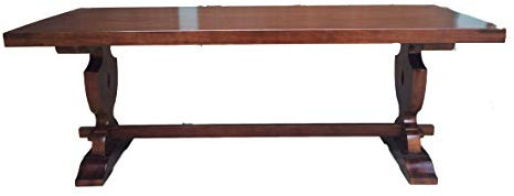 Kunibert Rittertafeltisch Tafeltisch Länge 220cm Breite90cm Massivholz Wangentisch Langer Esszimmertisch