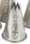 FaisTonGateau - Douille inox cannelée F5 - Douille inox