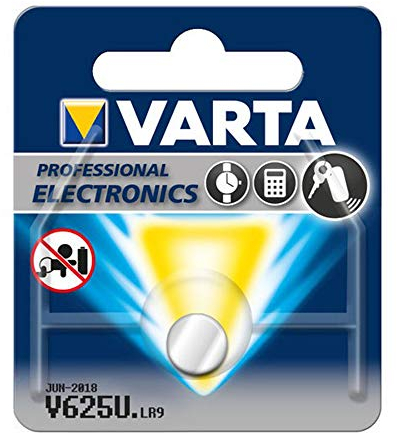 GWS powerCell® piles bouton Varta Professional CR1216/CR1220/CR1225/CR1616/1620/CR1632/CR2016/CR2025/CR2032/CR2320/CR2430/CR2450, conditionnés en blister individuels - 1 pezzo V625U