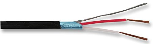 PRO POWER Kabel-Mikrofon, 3 mm, 100 m, Schwarz