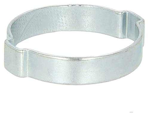 Oetiker Size 5/8 (18 mm), Double Ear Clamps, Zinc-Plated Steel Hose Clamp, 7 Pack (100)