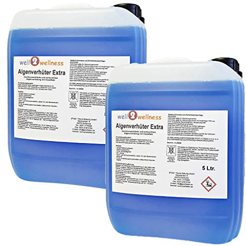 well2wellness® Algenvernichter EXTRA in 10 verschiedenen Gebinden (10,0 l (2 x 5,0 l))