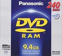 Panasonic DVD RAM Medium DVDs and