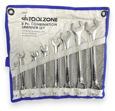 Toolzone 8pc Whitworth Combination Spanner Set